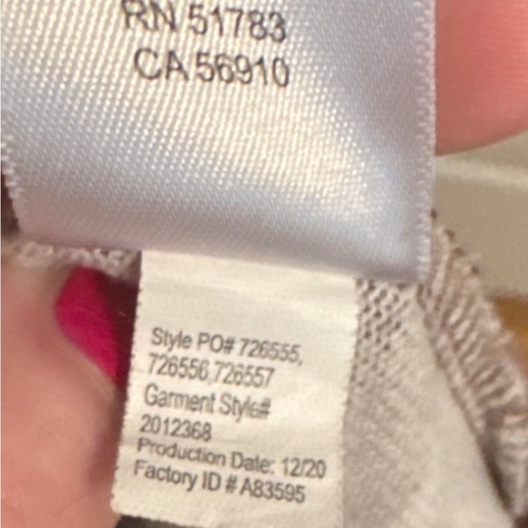 Stylish mauve/purple and White Striped Cardigan - Picture 2 of 3